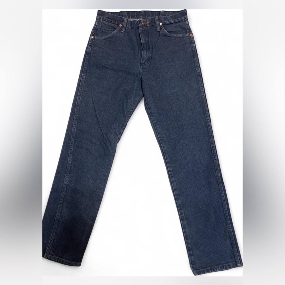 Wrangler Dark Blue Men's Straight Jeans
